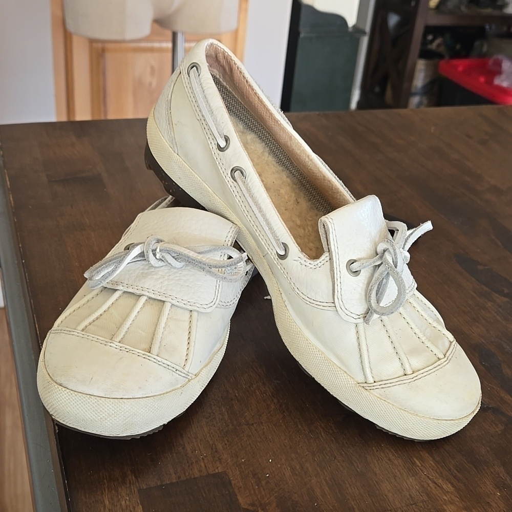 UGG Slip-On ASHDALE Sherpa Lined Grippy Rain Shoes Womens Size 7